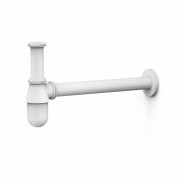 Сифон для раковины Tres с инспекционным люком белый матовый 03463430BM