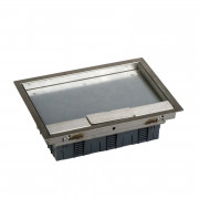 Напольный лючок для розеток Schneider Electric OptiLine 45 276х199 мм 6 модулей 45х45 Altira серый ISM51636