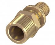 З'єднання пряме Tece TECEflex з ніпелем 20xR 3/4 латунь 705504