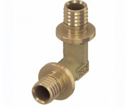 Уголок соединительный Tece TECEflex 90° 20х20 латунь 707020