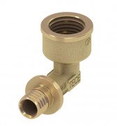 Уголок соединительный Tece TECEflex 90° с внутренней резьбой 16хRp 1/2 латунь 708016