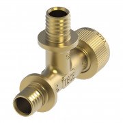 Швидкознімне з'єднання Tece TECEflex трійник 16х16хRp1/2 кремніста бронза 708632