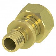 Соединение прямое Tece TECEflex с накидной гайкой 40х1 3/4 латунь 717518