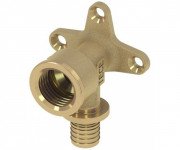 Уголок Tece TECEflex с настенным креплением 25хRp3/4 латунь 708526