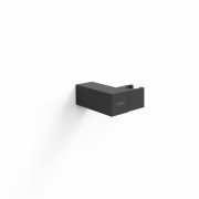 Квадратный регулируемый держатель для душа Tres настенный черный матовый 107839NM