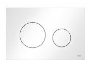 Кнопка смыва TECE TECEloop 2.0 двойная пластик белый 9240920