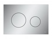 Кнопка змиву TECE TECEloop 2.0 подвійна пластик хром матовий 9240922