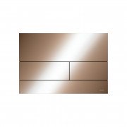 Кнопка змиву TECE TECEsquare подвійна PVD покриття глянець червоний позолочений 9240841