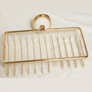 Полиця для ванної THG Savannah комбінована золото G52 D03 02620