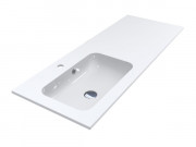 Раковина для ванной Miraggio Della 1200 L Miramarble белый 0000911