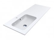 Раковина для ванної кімнати Miraggio Della 1200 L Miramarble білий 0000911