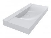 Раковина для ванної кімнати Miraggio Fly 1000 Miramarble білий 0000733