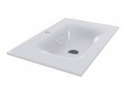 Раковина для ванної Miraggio Jessel 700 литий мармур Miramarble білий 0000750