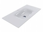 Раковина для ванної Miraggio Jessel 900 мармур мармур Miramarble білий 0000798