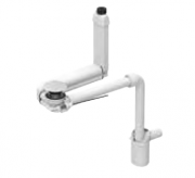 Слив для раковин Geberit Clou с рычагом и крышкой клапана вертикальный выпуск белый 152.051.01.1