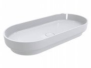 Раковина для ванной Miraggio Marta 900 литой мрамор Miramarble белый 0000692