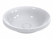 Раковина для ванної Miraggio Siena Ø44 см литий мармур Miramarble білий 0000752