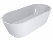 Ванна зі штучного каменю Miraggio Siena 180х80 см Miramarble білий 0000936