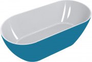 Ванна зі штучного каменю Miraggio Greenland 168х80,5 см Miramarble синій 0000366