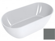 Ванна из искусственного камня Miraggio Greenland 168х80,5 см Miramarble мышино-серый 0001527