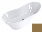 Ванна из искусственного камня Miraggio Florida 180х75 см Miramarble перламутрово-золотой 0001044