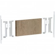 Монтажна пластина Geberit Duofix для умивальника з тумбою та двома зливними гарнітурами 111.056.00.1