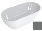 Ванна зі штучного каменю Miraggio Greenland 168х80,5 см Miramarble мишачо-сірий 0001527