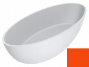 Ванна из искусственного камня Miraggio Madonna 180х80 см Mirasoft Technology люминесцентный оранжевый матовый 0001683