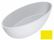 Ванна из искусственного камня Miraggio Madonna 180х80 см Mirasoft Technology люминесцентный желтый матовый 0001686