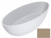 Ванна из искусственного камня Miraggio Madonna 180х80 см Mirasoft Technology серо-бежевый матовый 0001688