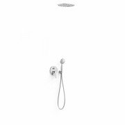 Душова система Tres Flat-Tres з одноважільний змішувач Rapid-Box і верхнім душем хром 20428005