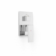 Змішувач для душу Tres Cuadro-Tres (2 канали) вбудований одноважільний хром 10628001