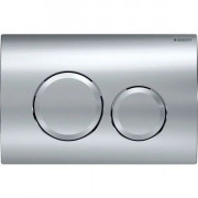 Кнопка змиву Geberit Delta20 подвійний змив пластик хром глянсовий 115.127.21.1