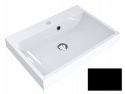 Раковина для ванної Miraggio Varna 600 мармур литий Miramarble чорний матовий 0000965