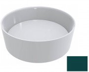 Раковина для ванної Miraggio Lola Ø45 см литий мармур Miramarble синьо-зелений 0001147