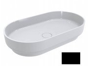 Раковина для ванной Miraggio Marta 750 литой мрамор Miramarble черный 0001130