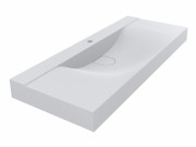 Раковина для ванної Miraggio San Martin 60х40 см литий мармур Miramarble білий матовий 0000689