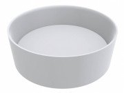 Раковина для ванної Miraggio Lola Ø45 см литий мармур Miramarble білий матовий 0000673