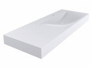 Раковина для ванної Miraggio Viola 1200 литий мармур Miramarble білий матовий 0000671