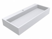 Раковина для ванної Miraggio Mares 1000 литий мармур Miramarble білий матовий 0000770