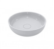 Раковина для ванної Miraggio Moon Ø40 см литий мармур Mirasoft Technology білий 0001546