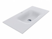 Раковина для ванной Miraggio Jessel 900 литой мрамор Miramarble белый матовый 0000799