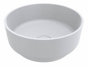 Раковина для ванной Miraggio Marta 420 литой мрамор Miramarble белый матовый 0000730