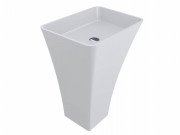 Раковина для ванної Miraggio Sunny 60х45 см литий мармур Mirasoft Technology білий 0001513