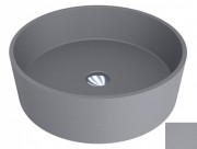 Раковина для ванной Miraggio Sofia Ø47,7 см кварцевый песок Mirastone серый камень 0000440