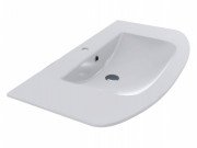 Раковина для ванної Miraggio Dea 900 литий мармур Mirasoft Technology білий 0001591