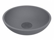 Раковина для ванної Miraggio Palermo Ø49,7 см кварцовий пісок Mirastone сірий 0000977