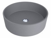 Раковина для ванної Miraggio Sofia Ø47,7 см кварцовий пісок Mirastone сірий 0000979