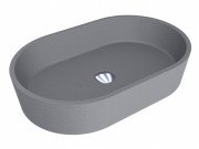 Раковина для ванної Miraggio Sorrento 55х35,1 см кварцовий пісок Mirastone сірий 0000442