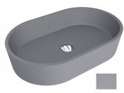 Раковина для ванної Miraggio Sorrento 55х35,1 см кварцовий пісок Mirastone сірий камінь 0000443